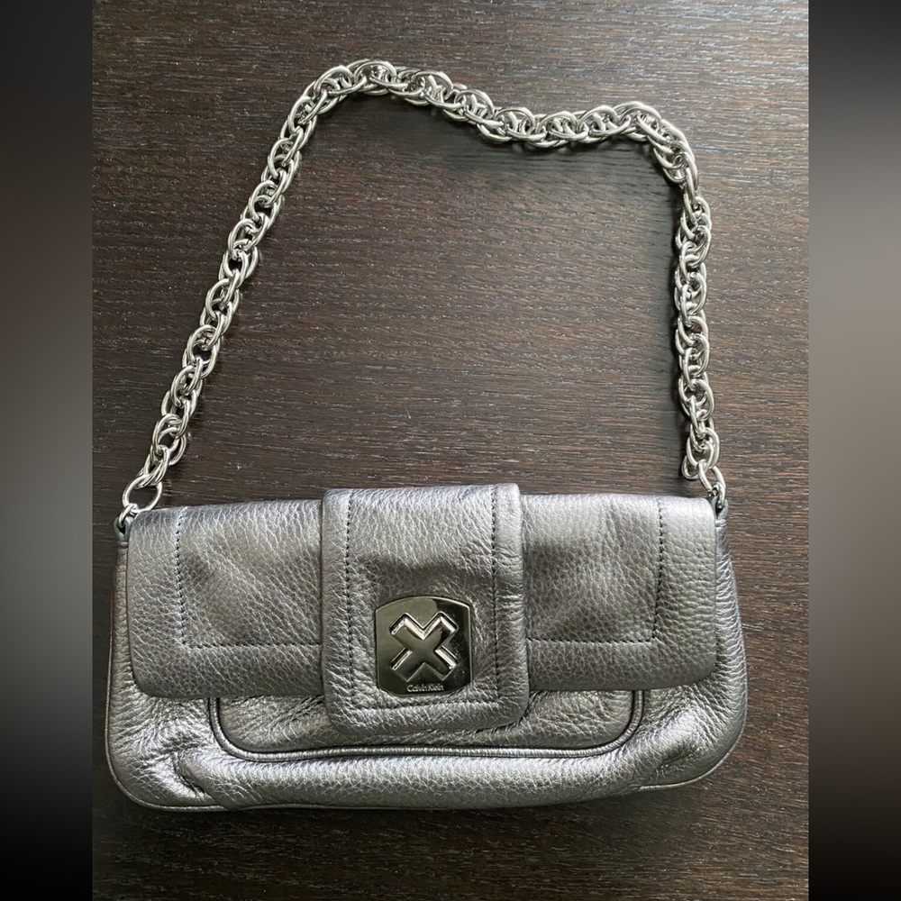 Vintage Calvin Klein Silver Mini Bag